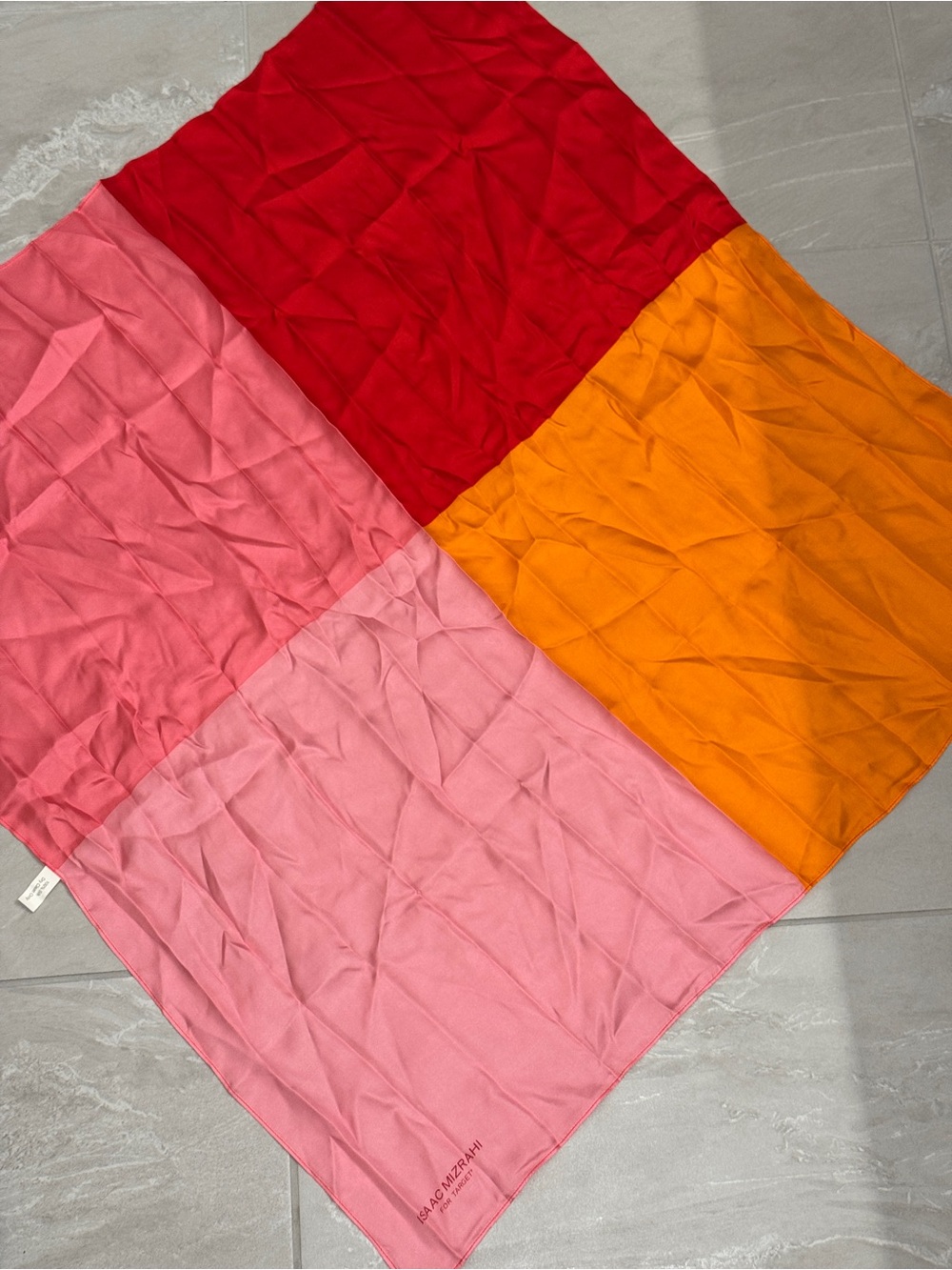 Isaac Mizrahi for Target Colorblock Silk Scarf Limited Drop